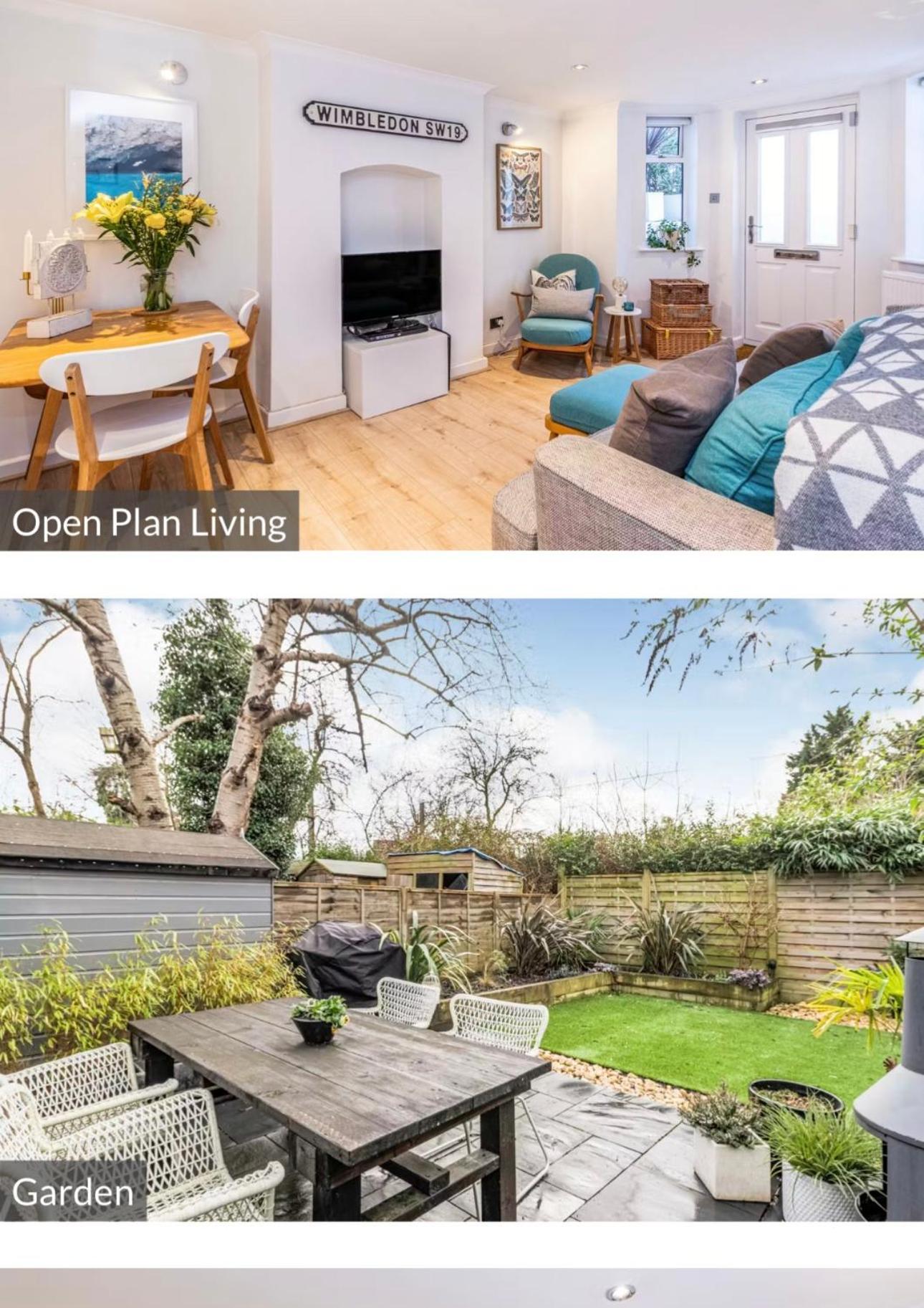 Ferienwohnung Stunning, Stylish Garden Flat In The Heart Of Wimbledon London Exterior foto