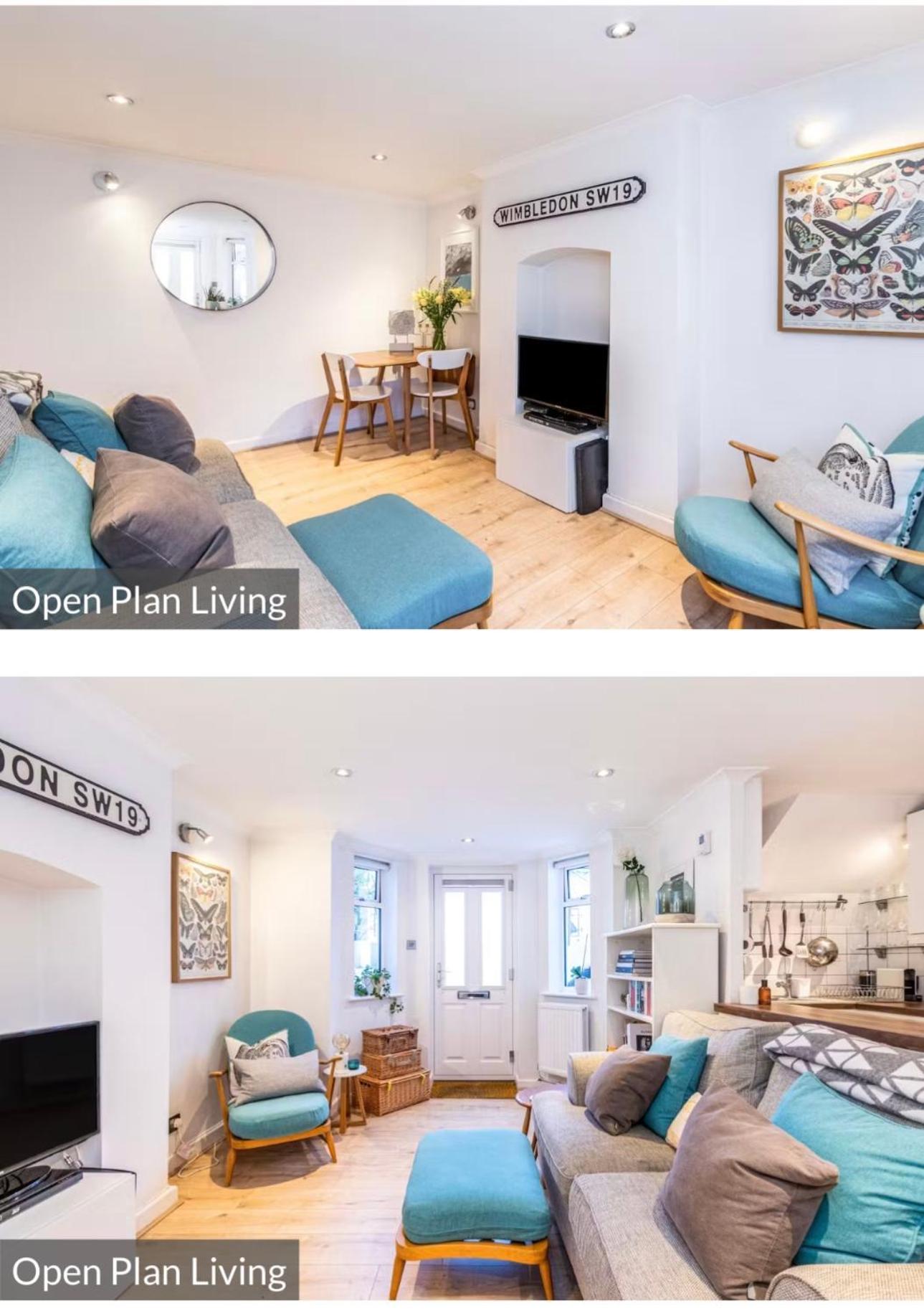 Ferienwohnung Stunning, Stylish Garden Flat In The Heart Of Wimbledon London Exterior foto